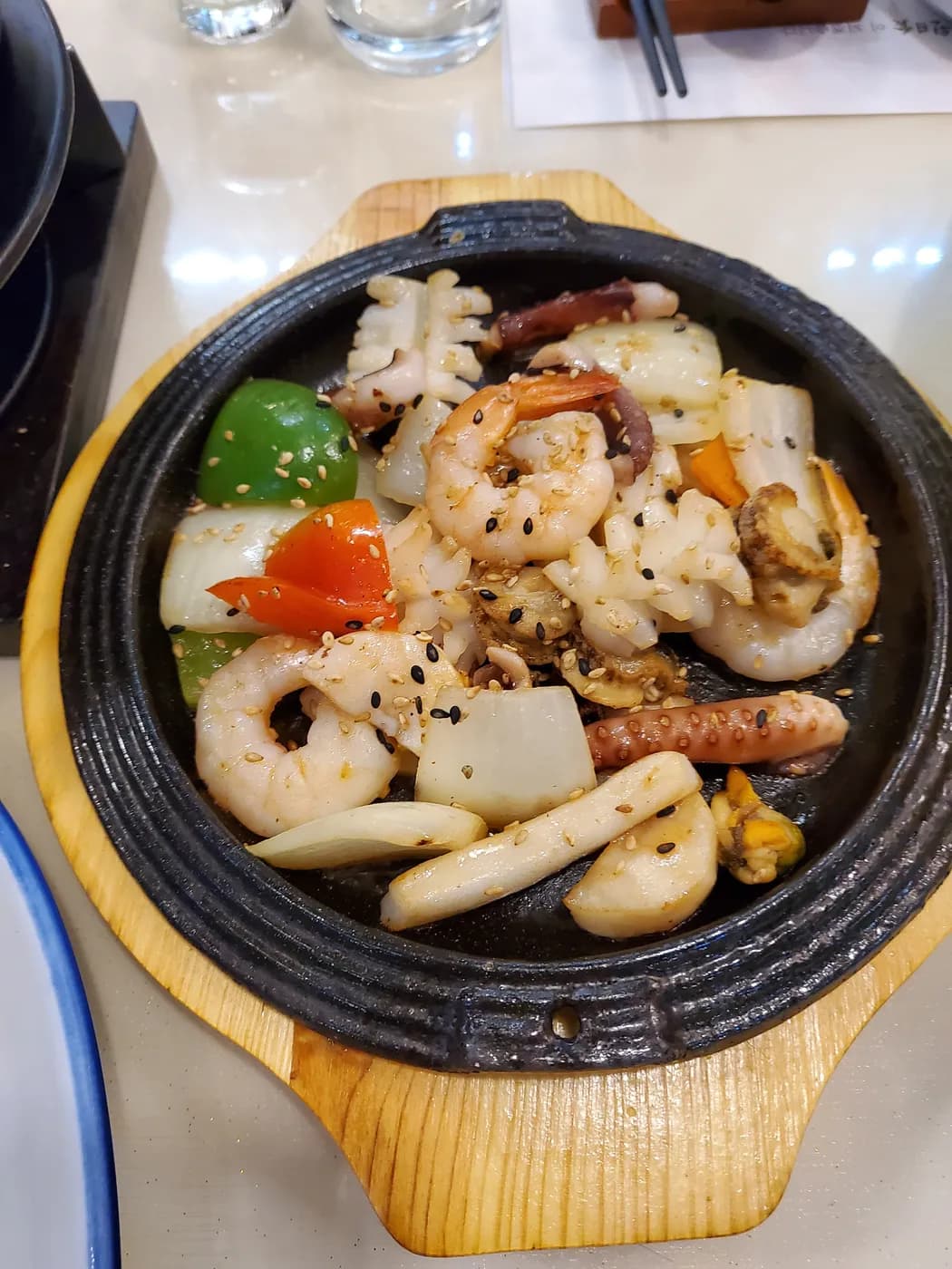 해산물 철판구이