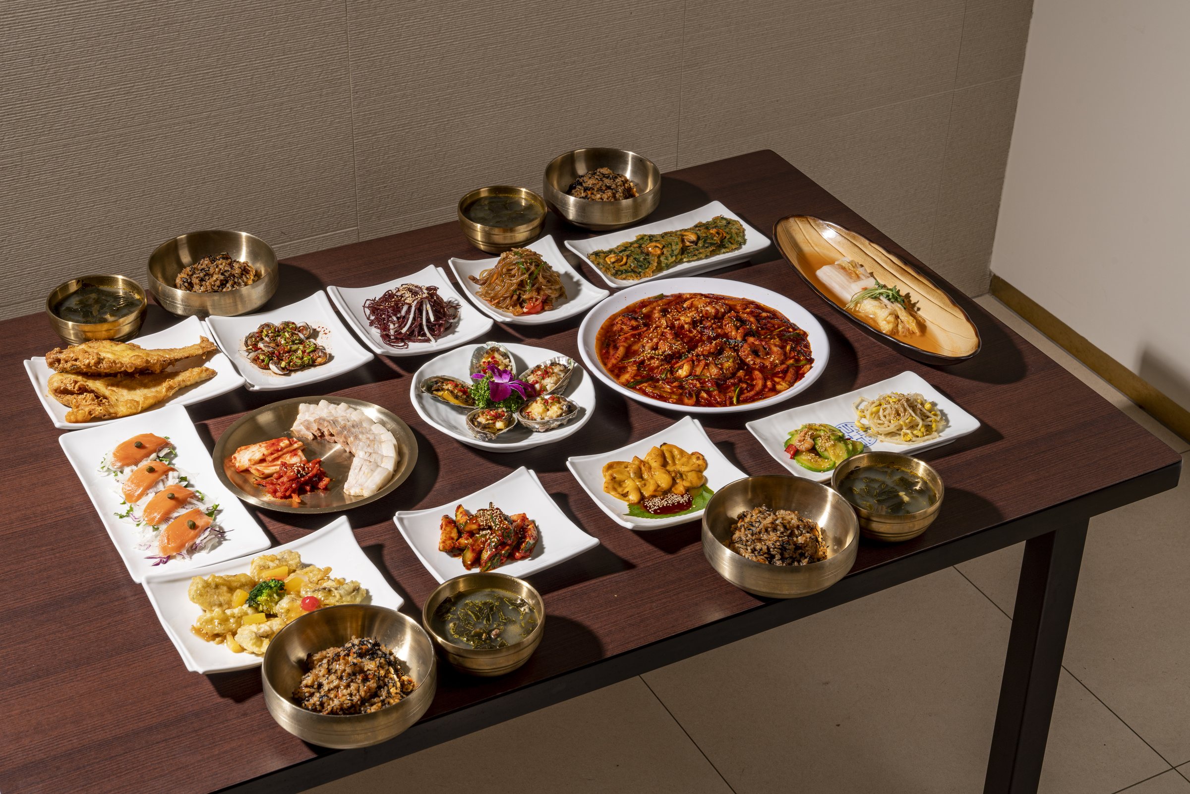 박해윤 통영해물밥상의 상차림